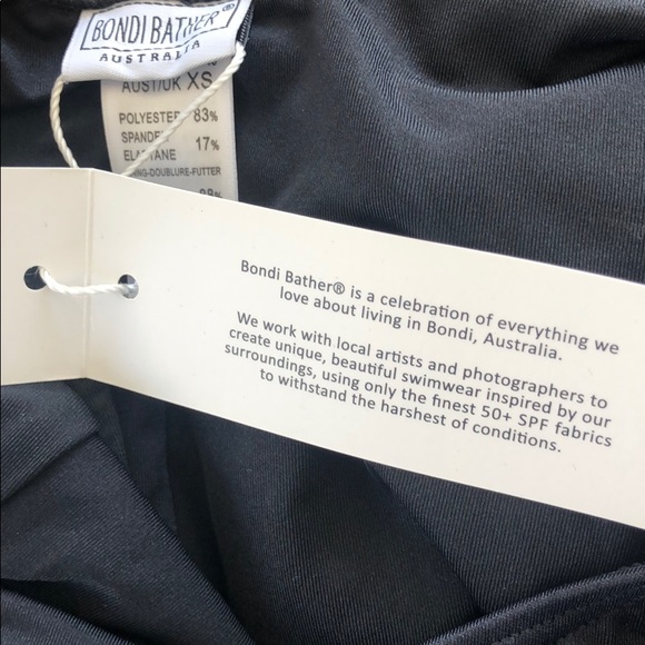 BONDI BATHER Logo Baywatch One Piece Swimsuit XS - Picture 6 of 7